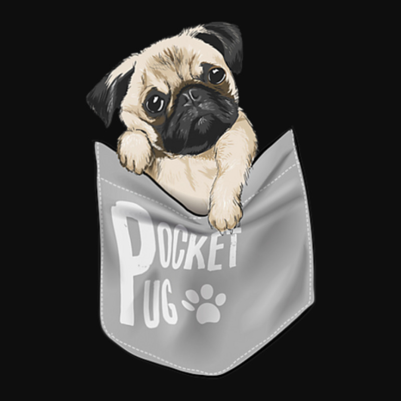 Men's Women's Kids Cool Pocket Pug Pets Crop Top by Adcock Salmon | Artistshot