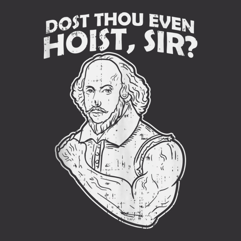 Dost Thou Even Hoist Sir Funny Weight Lifting Gym Men Muscle Tank Top Vintage Hoodie | Artistshot