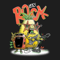 Funny Musician Shirt Rock N Roll Pineapple Guitar Players T  Shirt Classic T-shirt | Artistshot