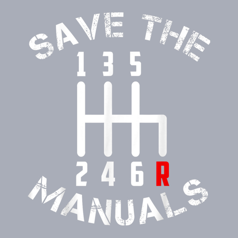 Save The Manuals Three Pedals 6 Speed Transmission T Shirt Tank Dress by cm-arts | Artistshot