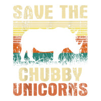 Save The Chubby Unicorns   Zoologist Rhino Lover Rhinoceros T Shirt V-neck Tee | Artistshot