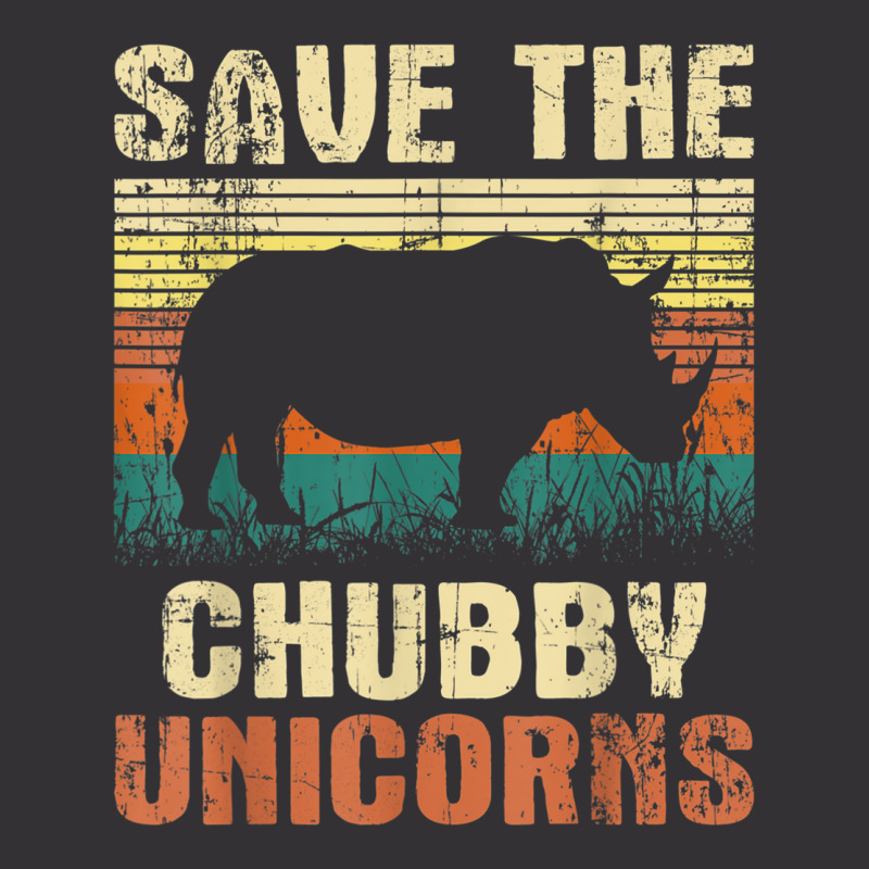 Save The Chubby Unicorns   Zoologist Rhino Lover Rhinoceros T Shirt Vintage Hoodie And Short Set by cm-arts | Artistshot