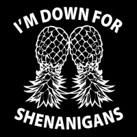 I'm Down For Shenanigans Upside Down Pineapple Swinger T Shirt Baby Tee | Artistshot