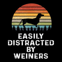 Easily Distracted By Weiners Weiner Dog Owner Weenie Adjustable Cap | Artistshot