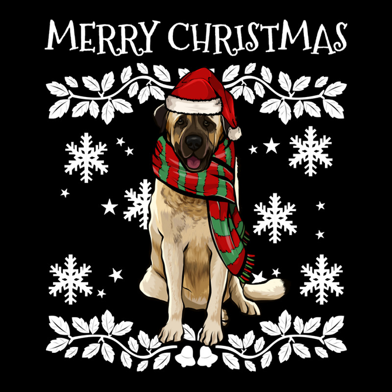 Merry Christmas Ornament Anatolian Shepherd Dog Xmas Santa Pullover Ho Men's 3/4 Sleeve Pajama Set by gocuzhejani | Artistshot