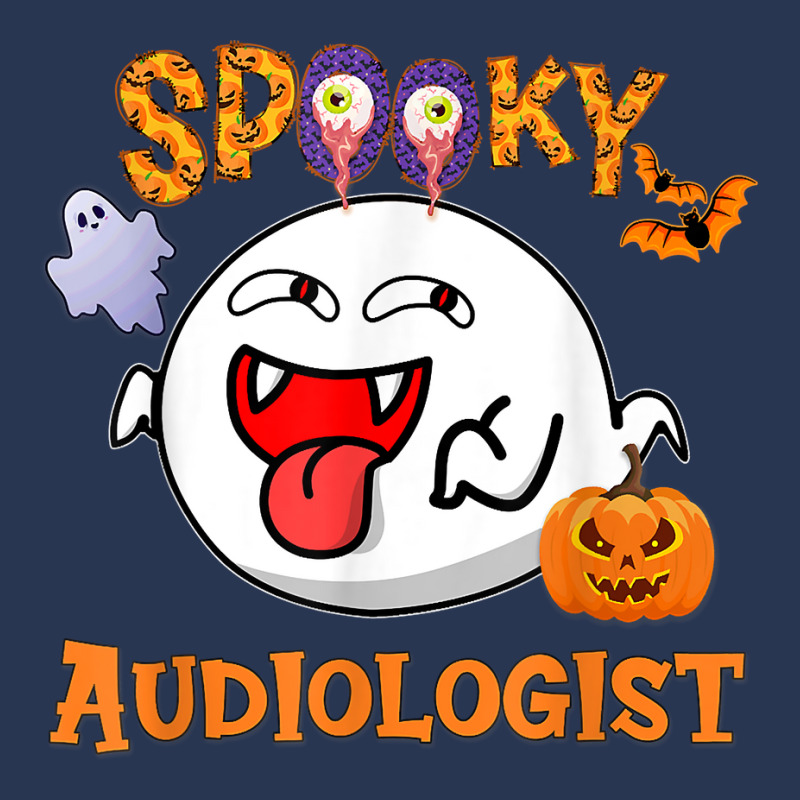 Boo Halloween Costume Spooky Audiologist T Shirt Ladies Denim Jacket by cm-arts | Artistshot