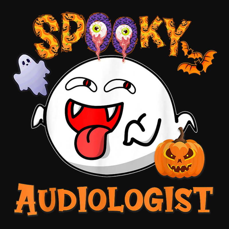 Boo Halloween Costume Spooky Audiologist T Shirt Crop Top by cm-arts | Artistshot