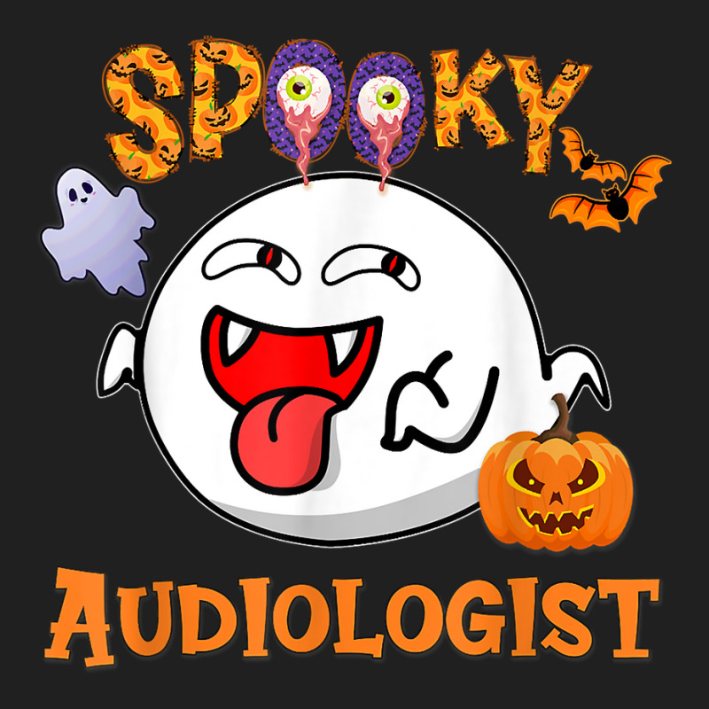 Boo Halloween Costume Spooky Audiologist T Shirt Ladies Polo Shirt by cm-arts | Artistshot