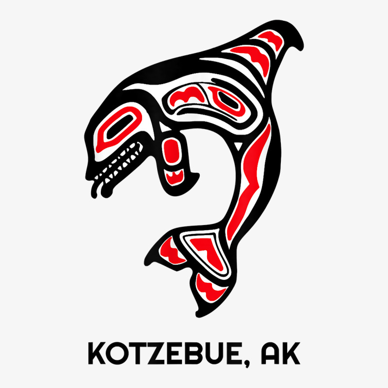 Kotzebue, Alaska Native American Indian Orca Killer Whales Ladies Fitted T-Shirt by BonnieTori | Artistshot