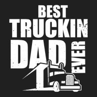 Best Truckin Dad Ever Big Rig Pullover Hoodie Ladies Polo Shirt | Artistshot