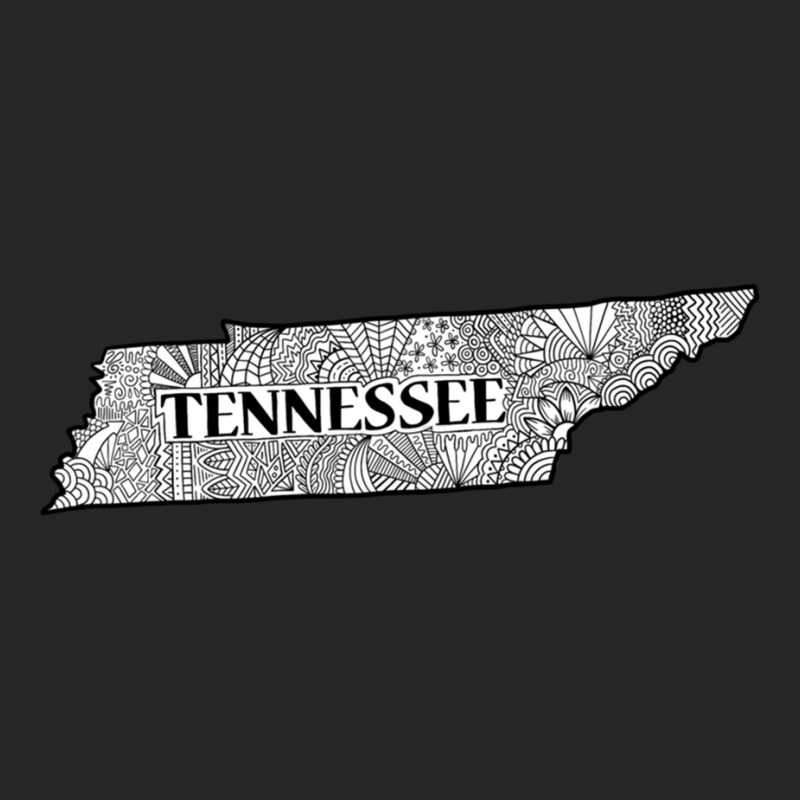 Tennessee State Doodle Ladies Fitted T-Shirt by KIMARMSTEAD | Artistshot