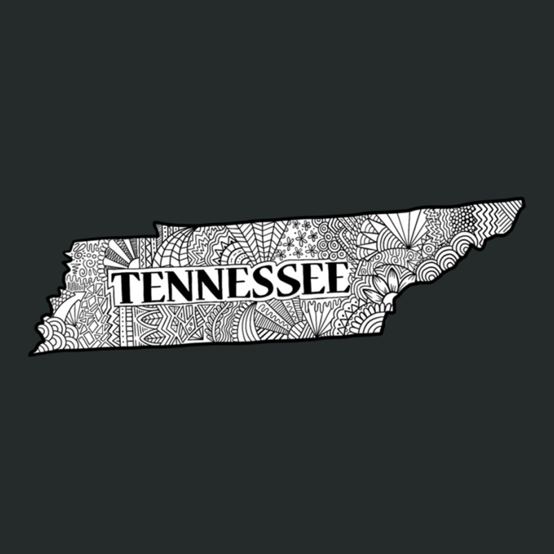 Tennessee State Doodle Women's Triblend Scoop T-shirt by KIMARMSTEAD | Artistshot