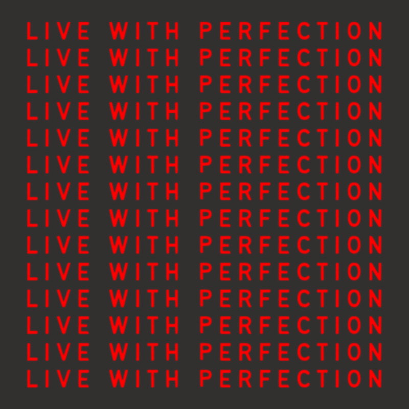 Live With Perfection Red Pattern Aesthetic Champion Hoodie | Artistshot