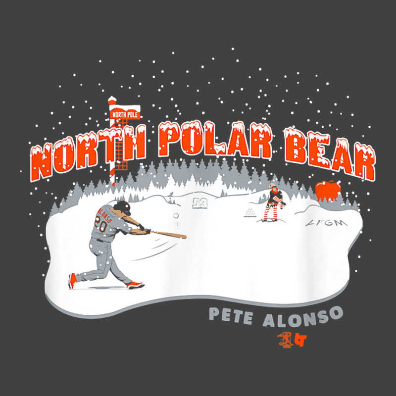 Officially Licensed Pete Alonso, North Polar Bear Vintage T-Shirt by LilaFrancine | Artistshot