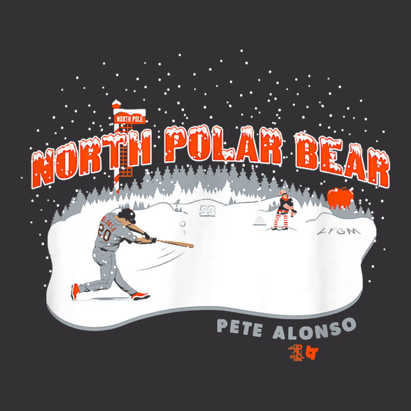 Officially Licensed Pete Alonso, North Polar Bear Vintage Hoodie And Short Set by LilaFrancine | Artistshot