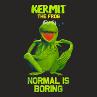 Kermit Normal Is Boring-ujgyb Ladies Fitted T-shirt | Artistshot