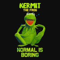 Kermit Normal Is Boring-ujgyb Crop Top | Artistshot