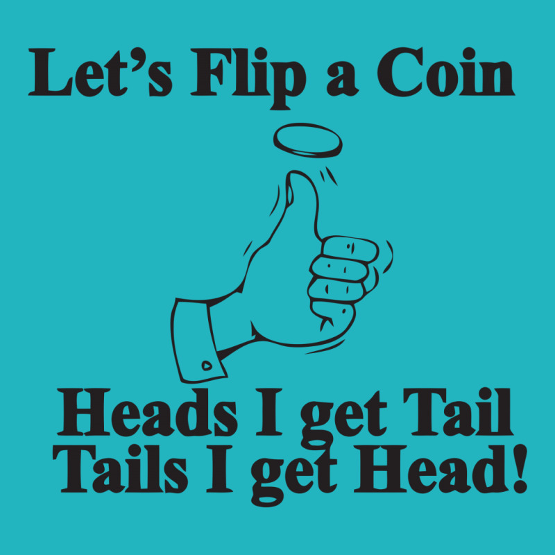 Lets Flip A Coin Funny Landscape Canvas Print | Artistshot