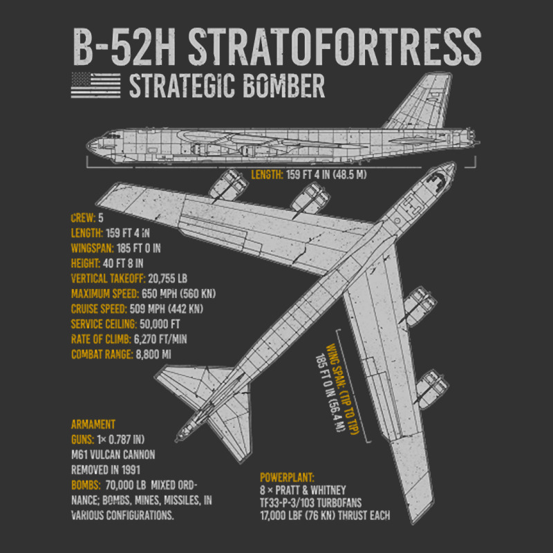 B-52 Stratofortress Blueprint American Bomber Baby Bodysuit by Kanmosrin52 | Artistshot