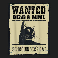 Wanted Dead Or Alive Schrodinger_s Cat Drawstring Bags | Artistshot