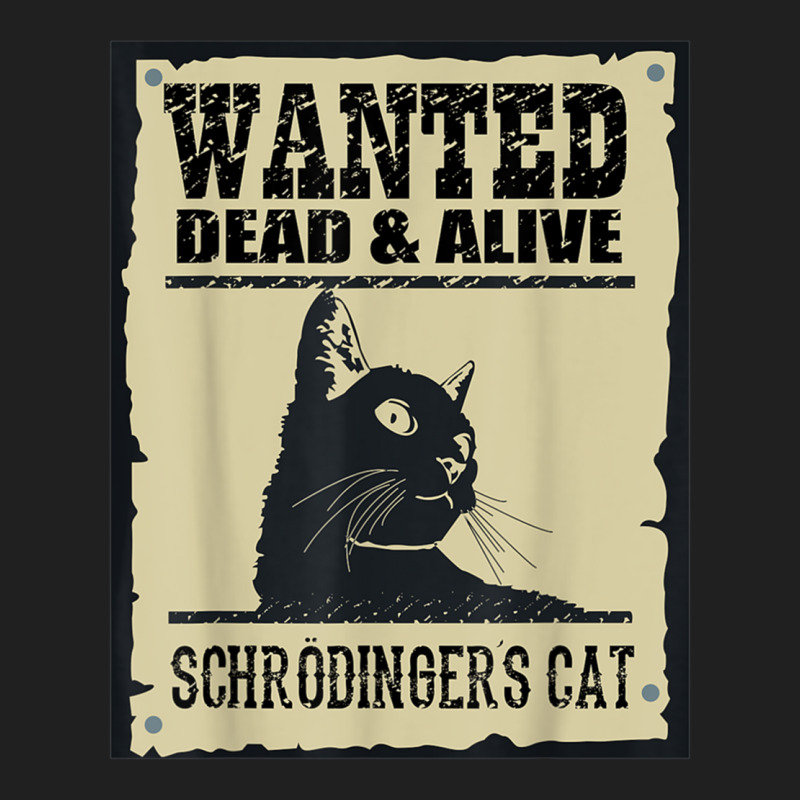 Wanted Dead Or Alive Schrodinger_s Cat Drawstring Bags by cm-arts | Artistshot