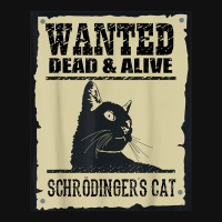 Wanted Dead Or Alive Schrodinger_s Cat Portrait Canvas Print | Artistshot