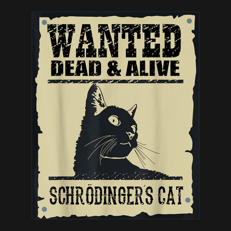 Wanted Dead Or Alive Schrodinger_s Cat Medium-Length Apron by cm-arts | Artistshot