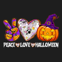 Pumpkin Witch Hat Trick Or Treat Peace Love Halloween T Shirt Classic T-shirt | Artistshot