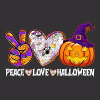 Pumpkin Witch Hat Trick Or Treat Peace Love Halloween T Shirt Vintage Hoodie | Artistshot