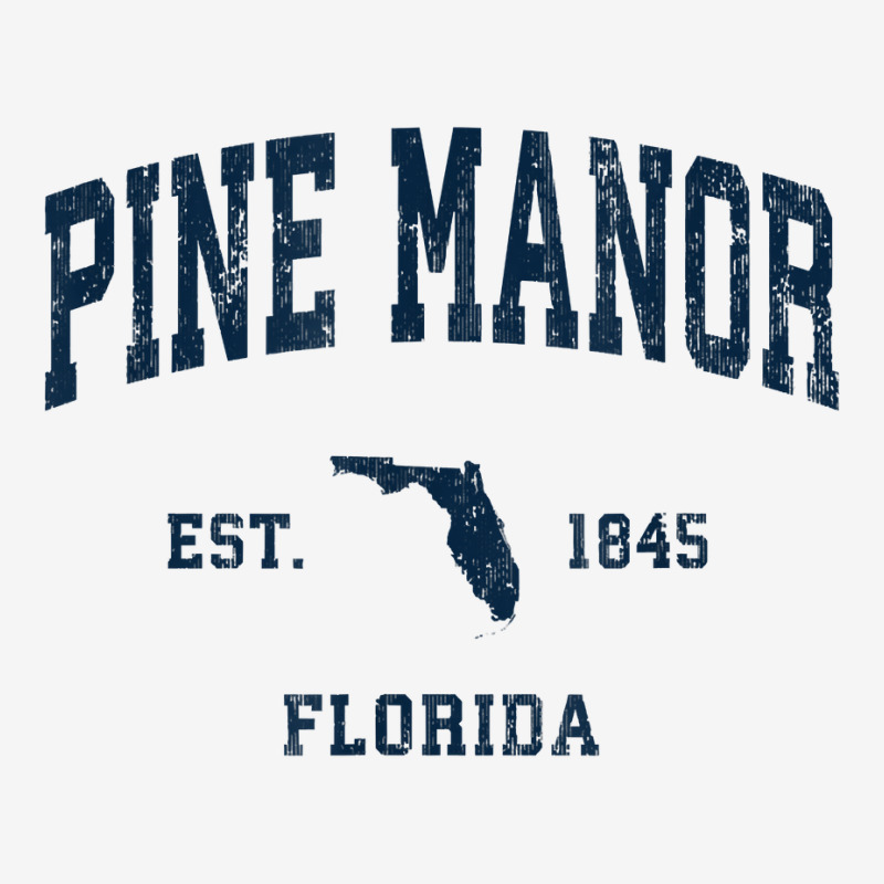 Pine Manor Florida Fl Vintage Athletic Navy Sports Design T Shirt Classic T-shirt by cm-arts | Artistshot