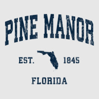 Pine Manor Florida Fl Vintage Athletic Navy Sports Design T Shirt Hoodie & Jogger Set | Artistshot