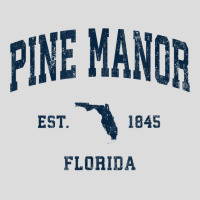 Pine Manor Florida Fl Vintage Athletic Navy Sports Design T Shirt Men's Polo Shirt | Artistshot