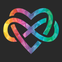 Low Poly Polyamory Rainbow Infinite Heart Lgbtqia Pride Tank Top Printed Hat | Artistshot