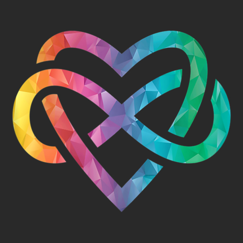 Low Poly Polyamory Rainbow Infinite Heart Lgbtqia Pride Tank Top Printed hat by cm-arts | Artistshot