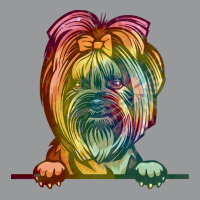 Dog Yorkie Tie Dye T  Shirt Animal Dog Yorkie Tie Dye Color Peeking T Crewneck Sweatshirt | Artistshot