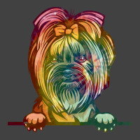 Dog Yorkie Tie Dye T  Shirt Animal Dog Yorkie Tie Dye Color Peeking T Vintage T-shirt | Artistshot