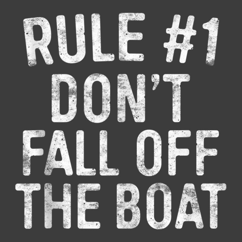 Rule 1 Don't Fall Off The Boat T Shirt Cruise Vacation Tank Top Men's Polo Shirt | Artistshot