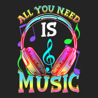 All You Need Is Music, Dj Headphones Music Lover Producer 3/4 Sleeve Shirt | Artistshot