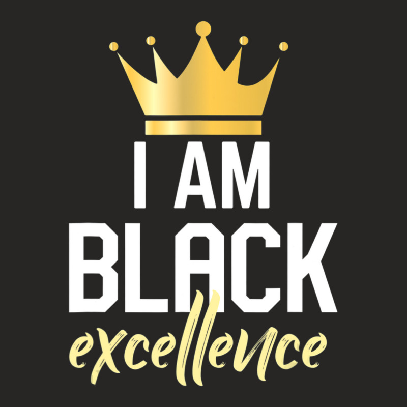 I Am Black Excellence Ladies Fitted T-Shirt by laughingtuy | Artistshot