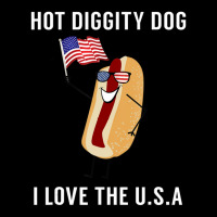 Hot Diggity Dog I Love Usa Fourth Of July Pocket T-shirt | Artistshot