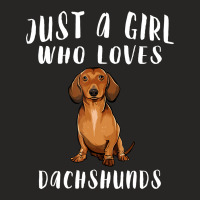 Im Just A Girl Who Loves Dachshunds Dog Lover Gift Ladies Fitted T-shirt | Artistshot