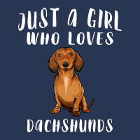 Im Just A Girl Who Loves Dachshunds Dog Lover Gift Ladies Denim Jacket | Artistshot