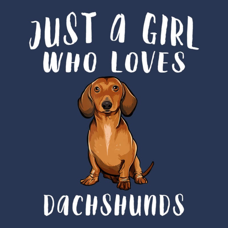 Im Just A Girl Who Loves Dachshunds Dog Lover Gift Ladies Denim Jacket by thangdinhsinhelf | Artistshot