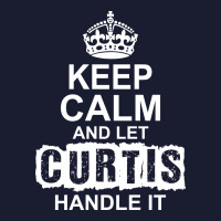 Keep Calm And Let Curtis Handle It Women's V-neck T-shirt | Artistshot