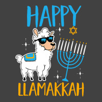 Happy Hanukkah Jewish Christmas Jewish Hanukkah Llamakkah Vintage T-shirt | Artistshot