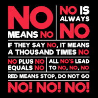 No Means No Baby Tee | Artistshot