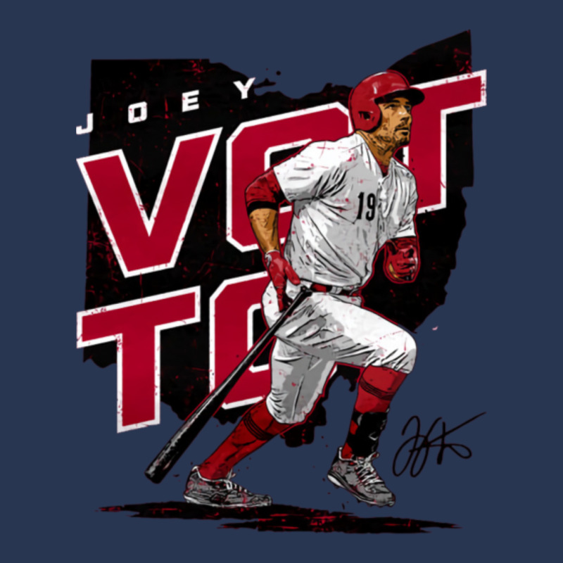 Joey Votto Player Map Ladies Denim Jacket by Kanjolen689 | Artistshot