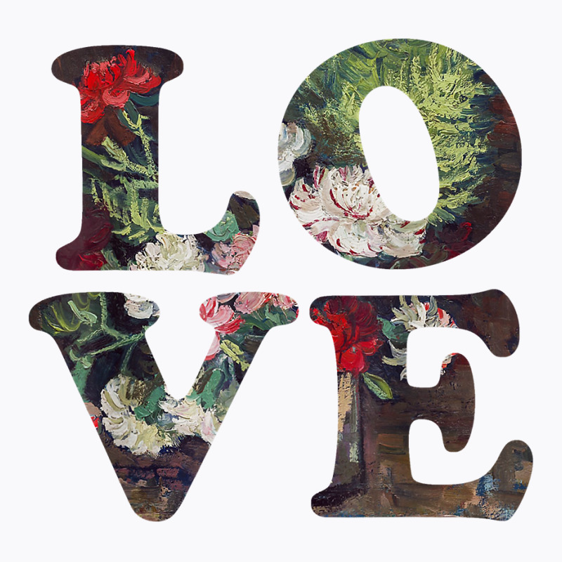 Love & Vase Of Carnations T Shirt T-Shirt by cm-arts | Artistshot