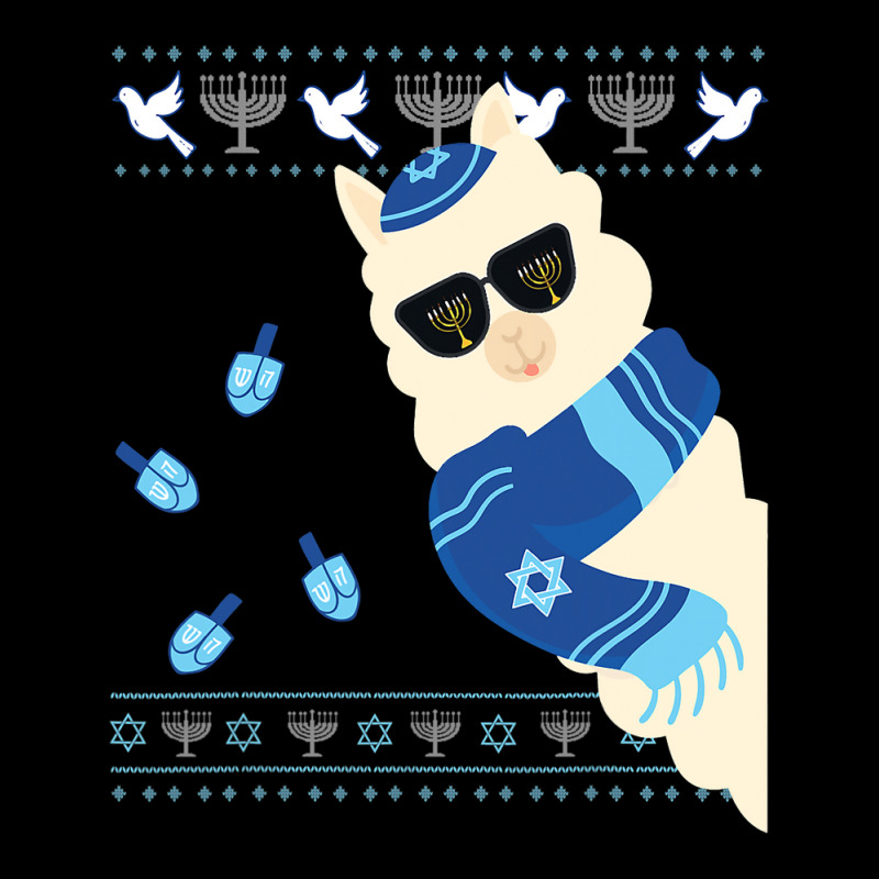 Happy Hanukkah Jewish Llamakkah Christmas Pajama Jewish Gift V-neck Tee | Artistshot