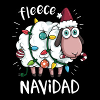 Fleece Feliz Navidad Funny Cute Sheep Christmas V-neck Tee | Artistshot